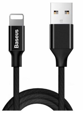 USB cable Baseus Yiven (CALYW-A01) lightning (2A) black 1.8M