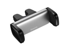 Universal car phone holder Baseus (SUGP-0S) for using on ventilation grille silver
