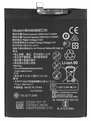 Battery ORG Huawei P20 Lite 2019/P smart Z/Huawei Y9 Prime 2019 3900mAh HB446486ECW