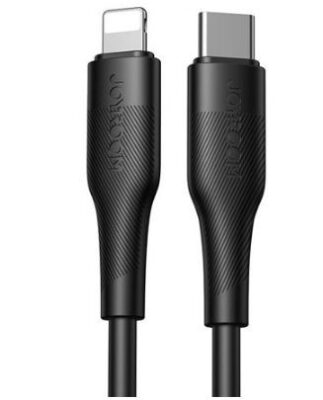 USB cable JOYROOM (S-02524M3) "USB-C (Type-C) to Lightning Cable" (2.4A 20W 0.25m) black