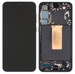 LCD screen Samsung S916 S23+ 5G with touch screen and frame Phantom Black original (service pack)