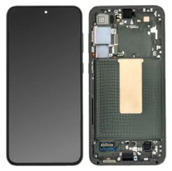 LCD screen Samsung S916 S23+ 5G with touch screen and frame Green original (service pack)