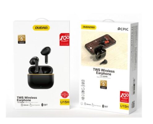 Bluetooth handsfree Dudao (U15H) TWS V5.1 black