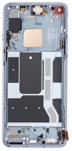 LCD screen OnePlus 8T with touch screen and frame Lunar Silver original (used Grade A)