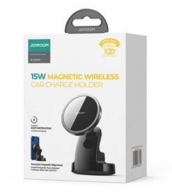 Wireless car charger+holder JOYROOM (JR-ZS240) Magnetic (MagSafe 15W) black