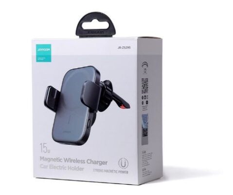 Wireless car charger+holder JOYROOM (JR-ZS295) Magnetic (MagSafe 15W) black