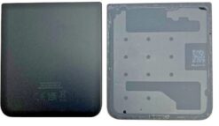 Back down cover for Samsung F721 Z Flip4 5G Graphite (used Grade B)