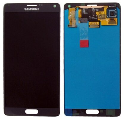 LCD screen Samsung N910 Note 4 with touch screen Black original (service pack)