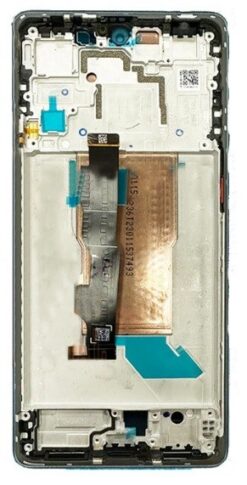 LCD screen Xiaomi Poco F5 5G with touch screen with frame Blue original (service pack)