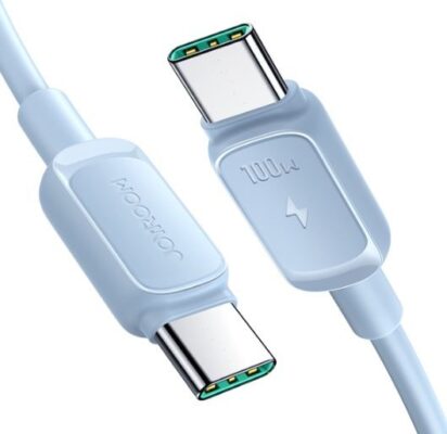 USB cable JOYROOM (S-CC100A14) "USB-C (Type-C) to USB-C (Type-C)" (100W 1.2m) blue