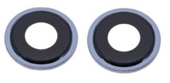 iPhone 14/14 Plus lens for camera with frame Blue (2pcs) ORG