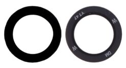 Samsung S911/S916 S23/S23 Plus for camera Black (lens Main/UW) (service pack)