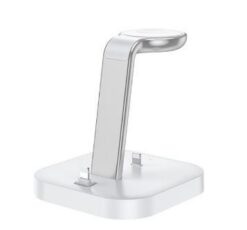 Wireless charging station HOCO (CW43) 3in 1 (15W MagSafe Compatible) white