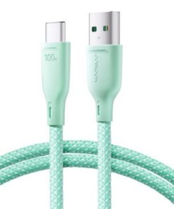 USB cable JOYROOM (S-A34) type-C (100W 3A) 1m green