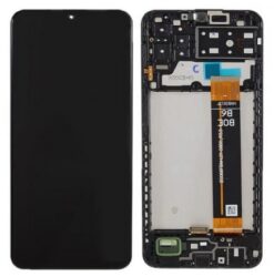 LCD screen Samsung A137 A13 2022 with touch screen and frame Black original
