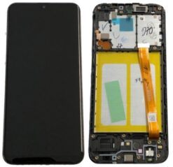 LCD screen Samsung A202 A20e 2019 with touch screen and frame black original