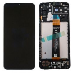 LCD screen Samsung A136 A13 5G with touch screen and frame Black original (used Grade B)