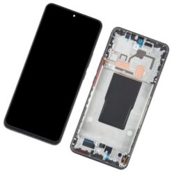 LCD screen Xiaomi 12T/12T Pro with touch screen with frame Black ORG
