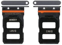 SIM card holder Xiaomi 12/12X Black ORG