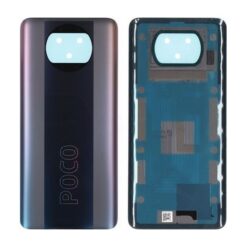 Back cover for Xiaomi Poco X3 Pro/X3/X3 NFC Phantom Black original (service pack)