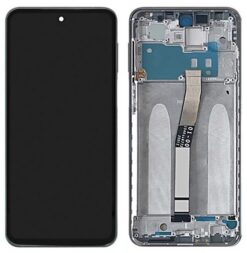 LCD screen Xiaomi Redmi Note 9 Pro/Note 9S with touch screen with frame White ORG