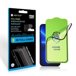 Screen protection glass Bestsuit Flexible Hybrid Glass 5D Samsung A356 A35 5G case-friendly black
