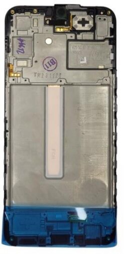LCD screen Samsung A256 A25 5G with touch screen and frame Black original (service pack)