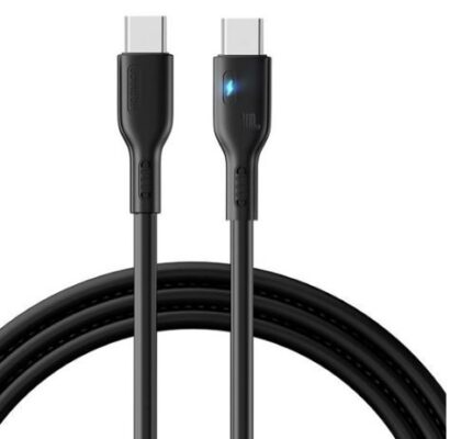 USB cable JOYROOM (S-CC100A13) "USB-C (Type-C) to USB-C (Type-C)" (3A 100W 2m) black