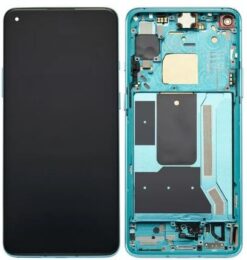 LCD screen OnePlus 8T with touch screen and frame Aquamarine Green original (used Grade B)