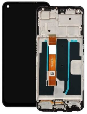 LCD screen OnePlus N200 5G with touch screen and frame Black original (used Grade A)