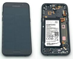 LCD screen Samsung A320 A3 (2017) with touch screen and frame black original (used Grade B)