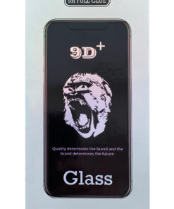 LCD kaitsev karastatud klaas 9D Gorilla Apple iPhone X/XS/11 Pro must