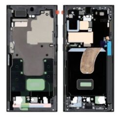 Middle housing Samsung S918 S23 Ultra Phantom Black original (service pack)