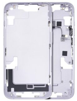 Middle housing iPhone 14 Purple with side buttons original (used Grade B)