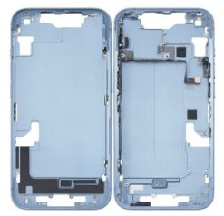 Middle housing iPhone 14 Blue with side buttons original (used Grade B)