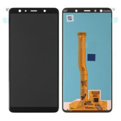 LCD ekraan Samsung A750 A7 2018 puutetundliku ekraaniga must OLED