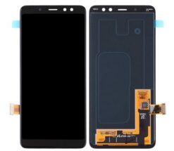 LCD ekraan Samsung A530 A8 2018 puutetundliku ekraaniga must OLED