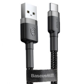 Laadimisjuhe Baseus Cafule Type-C 1.0m 3A hall-must CATKLF-BG1