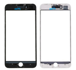 LCD klaas Apple iPhone 8 Plus koos raamiga ja OCA must V3