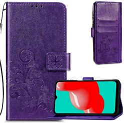 Telefoniümbris Flower Book Samsung A225 A22 4G lillakas
