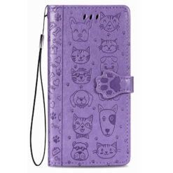 Telefoniümbris Cat-Dog Samsung A037 A03s lillakas