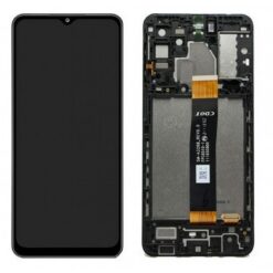 LCD ekraan Samsung A326 A32 5G puuteekraani ja raamiga originaal Awesome Black (service pack)
