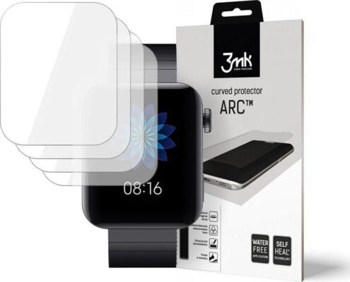 LCD kaitsekile 3mk Watch ARC Apple Watch 7/8 45mm 3 pcs