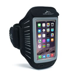 Spordikott käele RACER, Apple iPhone 12 mini / 13 mini / 6 / 7 / 8 / SE (2020/2022), S suurusega rihm, must, Armpocket