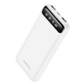 Väline aku Power Bank Borofone BJ14 Type-C microUSB 2*USB (2A)  10000mAh valge