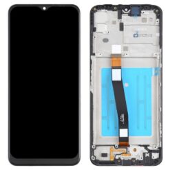 LCD ekraan Samsung A136 A13 5G puuteekraani ja raamiga originaal Black (service pack)