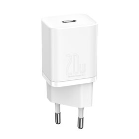 Laadija Baseus Super Si 20W USB-C valge CCSUP-B02