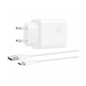 Laadija Huawei CP404B SuperCharge 22.5W USB-A + USB-A to USB-C cable 1.0m valge