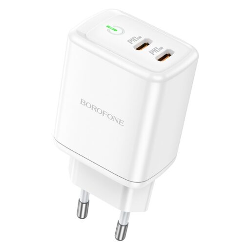 Laadija Borofone BN9 35W 2xUSB-C valge