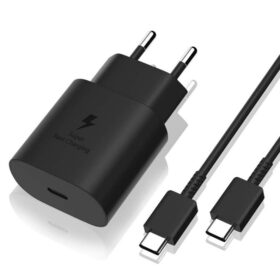 Laadija Samsung EP-TA800NB 25W + Type-C kaabel 25W must